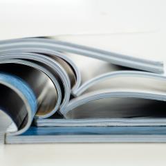 image of a stack of magazines