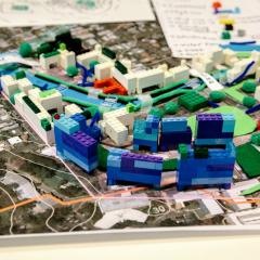 image of lego city on map